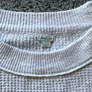 Aerie Waffle Crewneck Sweater